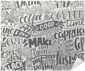 Download coffee quote png - wall art quotes PNG image with ...
