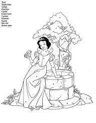 Download disney color by number coloring pages png - Free PNG Images