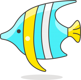 fish clip art simple lovely dibujo peces tropicales animados PNG image with  transparent background | TOPpng