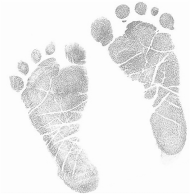 Free Baby Footprint Clipart - Vg Baby Foot Print PNG Image With ...