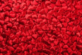 Red Hearts Frame Romantic On Transparent Background | TOPpng