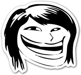 don t know troll face PNG image with transparent ...