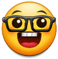 nerd face emoji PNG image with transparent background | TOPpng