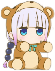 kanna sticker - anime loli bear PNG image with transparent background |  TOPpng