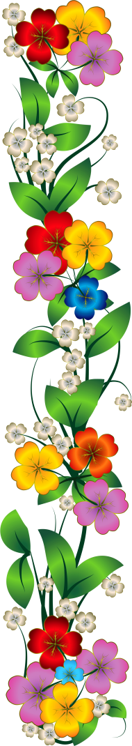 Flower Border cutout PNG & clipart images | TOPpng