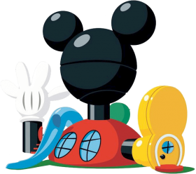 Car Clipart Mickey Mouse Clubhouse - Mickey In Car, HD Png Download -  657x549 (#167642) - PinPng