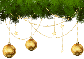 pine branches frame transparent christmas border png | TOPpng
