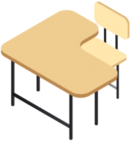 Bright School Essentials On Wooden Desk Background | TOPpng