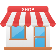 Store Marketplace Shopping Gray Icon PNG Image With Transparent ...