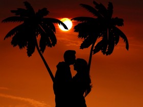 couple, night, art, clouds, romance, love png - Free PNG Images | TOPpng