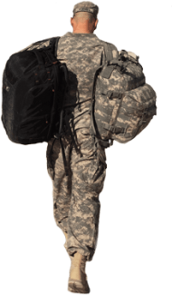 raphic of a soldier saluting with an american flag - free clip art ...