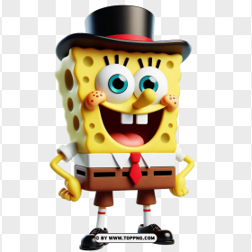 HD SpongeBob Lying Down Cartoon Transparent PNG | TOPpng