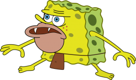 spongebob face PNG image with transparent background | TOPpng