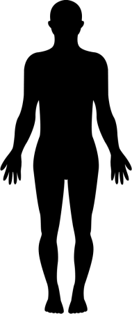 Silhouette Human Figure PNG Image With Transparent Background | TOPpng