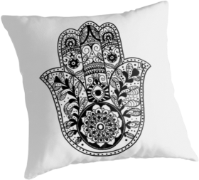 hamsa hand vector - hand of hamsa outline PNG image with transparent ...